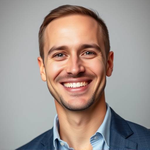 Professional headshot of a man smiling confidently.